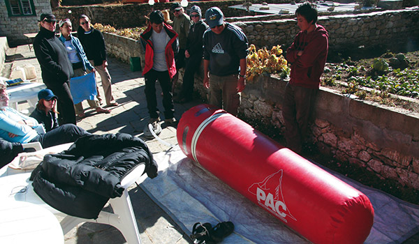 portable altitude chamber on treks in Nepal